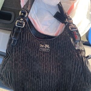 Coach Hobo Style Black Handbag